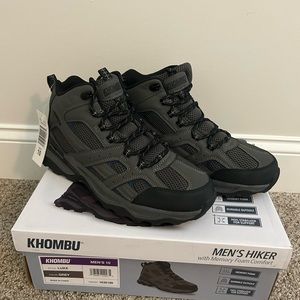 Khombu Men’s Hiker with memory foam size 10M